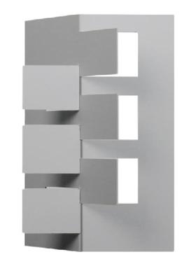 白色几何金属样板房间创意摆件