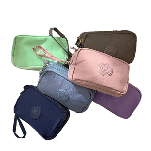 三明治尼龙收纳包小号零钱包多功能护照证件包小杂物手机包耳机包