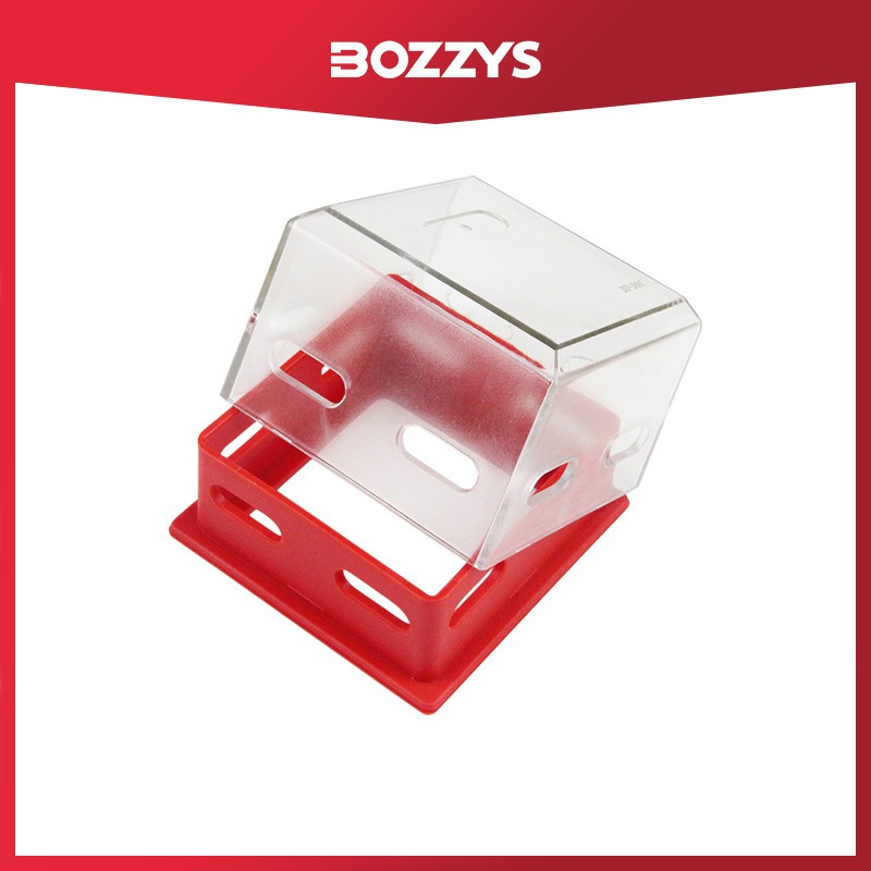BOZZYS工业安全锁LOTO挂牌上锁能量隔离电气转换开关锁保护罩批发