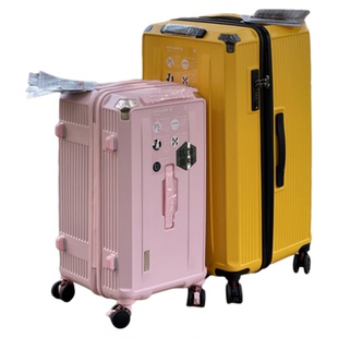 细节满满!出口日本加厚运动版拉杆箱26寸托运刹车轮28寸行李箱女