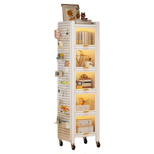 冰箱侧边收纳柜家用阳台卧室小户型夹缝置物架落地多层缝隙储物柜