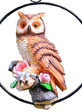 猫头鹰工艺品挂件老鹰挂饰装饰品