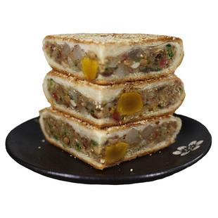 中秋月饼五仁蛋黄福州手工大礼饼 福清礼饼双面芝麻传统月饼肉饼