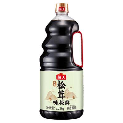 海天纯酿松茸味极鲜酱油2.21kg