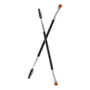 双头眉刷化妆师专用斜角刀锋眉粉修眉刷画眉神器螺旋刷扁头眉笔刷