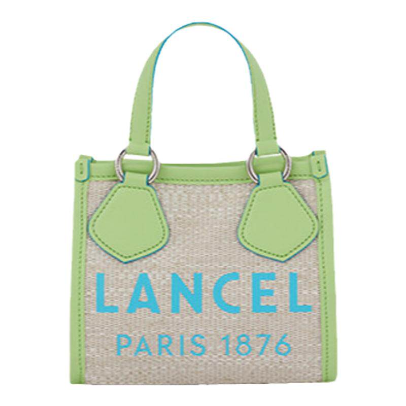 LANCEL/兰姿 SUMMER TOTE 迷你单肩手提帆布包托特包女包轻奢小众