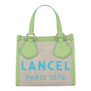 LANCEL/兰姿 SUMMER TOTE 迷你单肩手提帆布包托特包女包轻奢小众