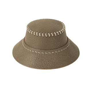 裁鱼手工节日礼物diy材料包头层羊皮真皮自制泡泡玛特娃娃帽子