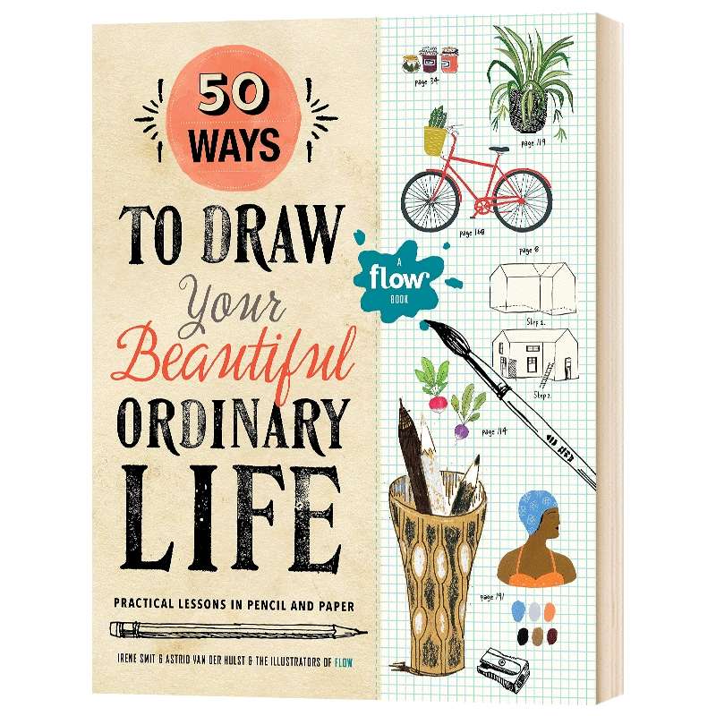 杂志 绘制美好平凡生活的50种方式 50 Ways to Draw Your Beautiful Ordinary Life Flow 英文原版 英文版进口原版英语书籍