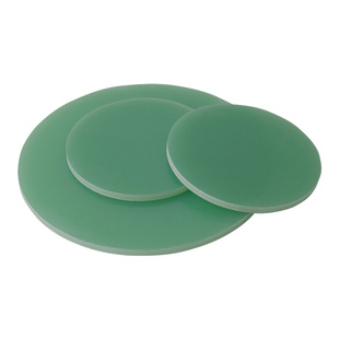 fr4玻纤板水绿色环氧树脂圆板耐高温绝缘圆片垫片圆环圆垫加工