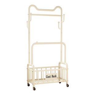 衣帽架落地卧室家用房间挂衣架置物晾衣架简易移动收纳挂衣服架子