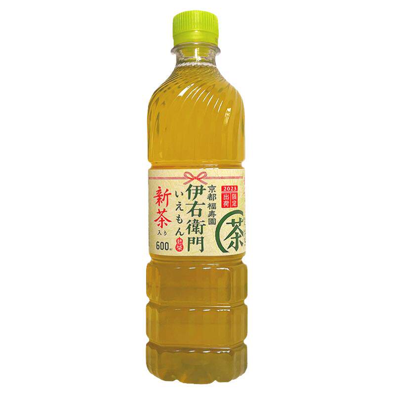 日本进口三得.利伊右卫门5种类混合茶京都福寿园绿茶饮料600ml/瓶