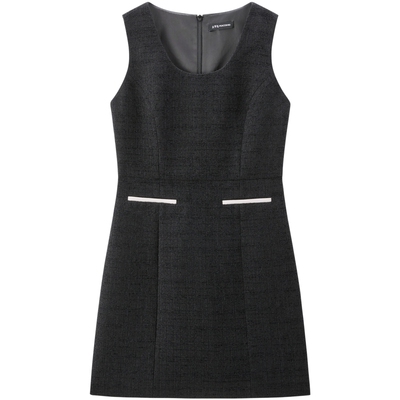 太平鸟赫本小香仪式小香风连衣裙