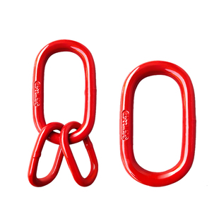 颉鹰起重蝴蝶扣吊装卸扣链条双环子母扣吊索具链条连接扣强力吊环