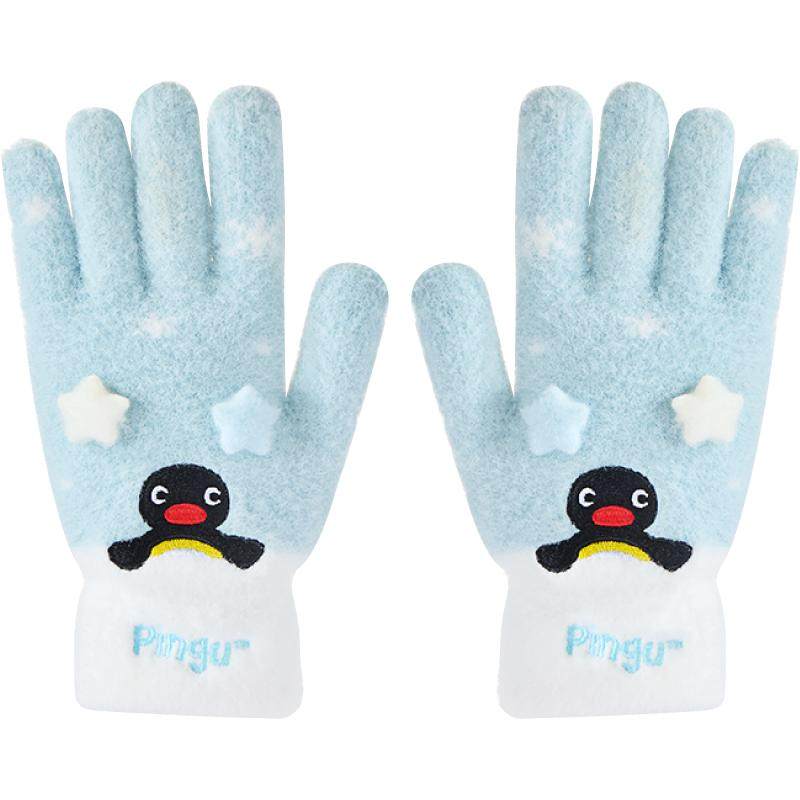 言仓Pingu联名五指手套