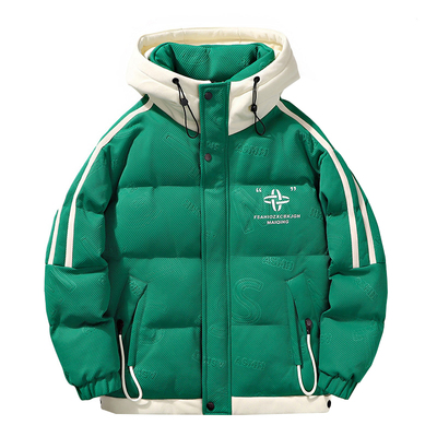 不起球不褪色加棉加厚羽绒棉服