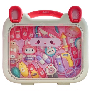 雅斯妮威尼兔小牙医仿真医生套装萌兔牙医小诊所儿童过家家玩具女