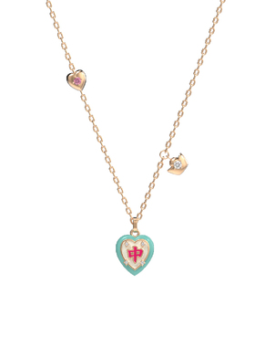 LAZYSURI懒苏芮万事中意爱心项链