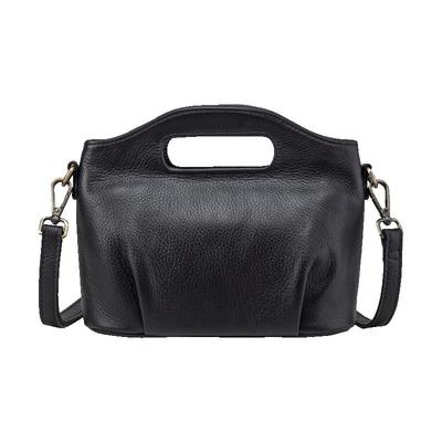 丝芙伦头层小牛皮斜挎手提包百搭