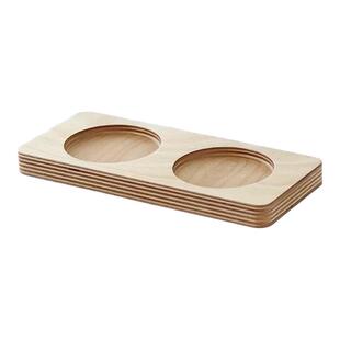 桦木海洋板杯垫餐垫网红餐厅咖啡店茶室防烫茶托杯托现代简约杯垫