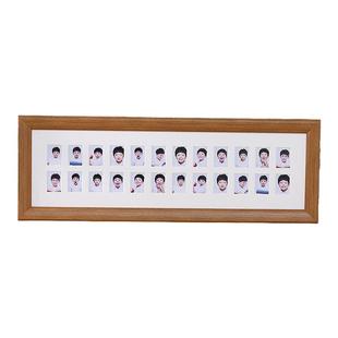 儿童证件照相框摆台宝宝成长纪念冲洗一2寸幼儿照片记录做成挂墙