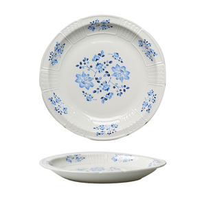 舍里复古高级感盘子菜盘家用特别好看的陶瓷米饭碗餐具轻奢西餐盘