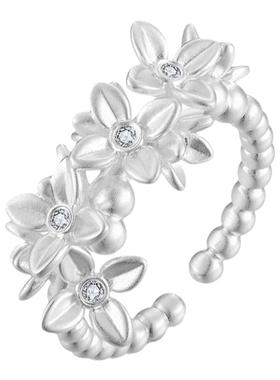 VEKE「未闻花名」戒指新款时尚百搭指环轻奢小众戒指女