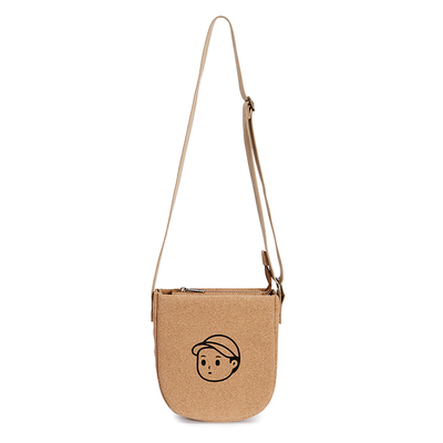 国潮休闲软木斜挎包环保可湿水