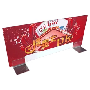 亚克力磁吸底座KT板固定夹卡扣中岛货架小卡槽超市药店分类导购牌