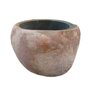 鹅卵石拖把池花园景观拖布池庭院艺术石头拖把桶户外墩布池水盆