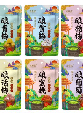酸甜话梅肉干散装果脯组合