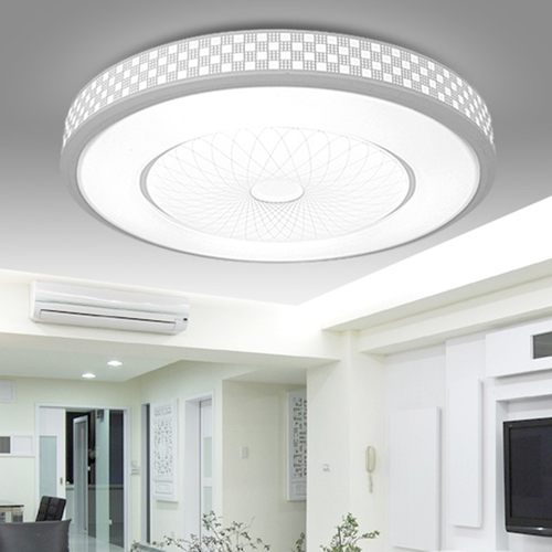 客厅灯超薄现代北欧圆形卧室灯饰创意书房餐厅阳台灯具遥控灯具