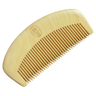 常州非遗梳篦天然黄杨木梳子随身便携按摩梳女士专防静电脱发木梳