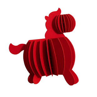 2026马年新年装饰布艺立体摆件客厅春节前台节日店铺场景氛围布置