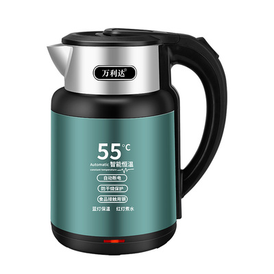 万利达2025新款电热水壶家用耐用智能保温一体不锈钢煮开水烧水壶