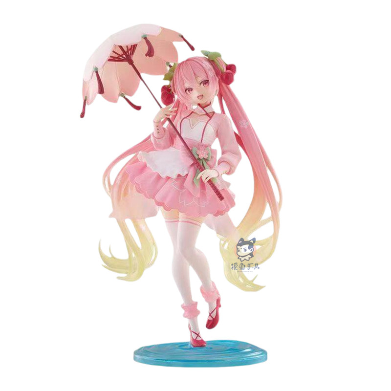 现货正版 TAITO AMP＋初音未来X洛迪小马 樱穿搭 樱花装 手办景品