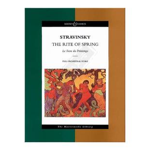 斯特拉文斯基 春之祭 管弦乐队总谱 博浩原版进口乐谱书 The Rite of Spring Le Sacre du Printemps Score BH6501351