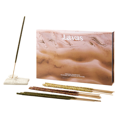Lavas线香礼盒自然之息系列 室内香薰精油手作香氛香插生日礼物