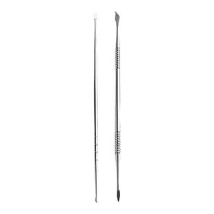 美甲双头雕花棒新升级金属调胶取胶水晶立体雕刻调色笔指甲工具