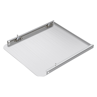 扫地机器人基站移动底座不锈钢带静音轮滑轮托盘推拉贴地滑动底托