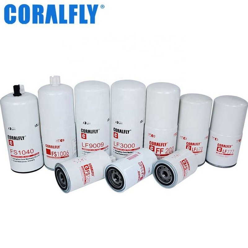 CORALFLY柴油滤芯FS19587燃油滤清器多使用发电机型号过滤器于