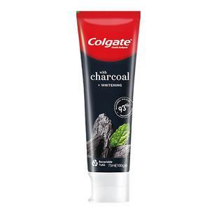 【秒杀】高露洁活性竹炭美白牙膏清除口腔异味美白牙齿旗舰店正品