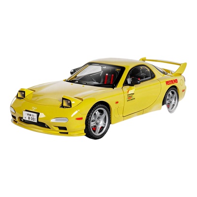 合金1/32头文字D马自达RX7车模型