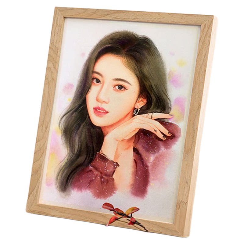 素描彩铅画手绘肖像画礼物代画