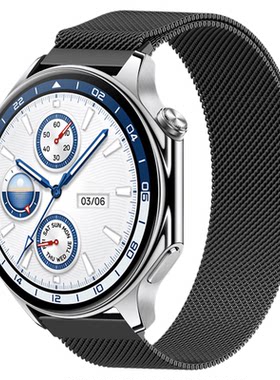 适用于oppowatchX2/X3手表表带4Pro米兰尼斯磁吸腕带智能运动手表watchX/x2mini金属钢带一加手表2R替换配件