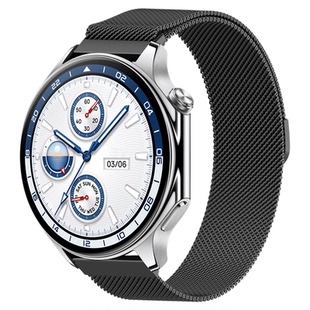 适用于oppowatchX2/X3手表表带4Pro米兰尼斯磁吸腕带智能运动手表watchX/x2mini金属钢带一加手表2R替换配件