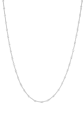 扭纹环扣长项链简约清冷感