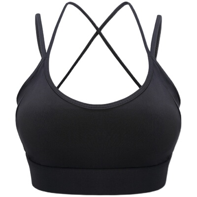 交叉细带美背一体式固定杯