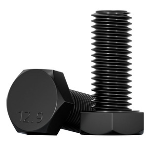 【反牙外六角螺丝】12.9级左牙左旋反丝扣螺栓M5M6M8M10M12M14M16