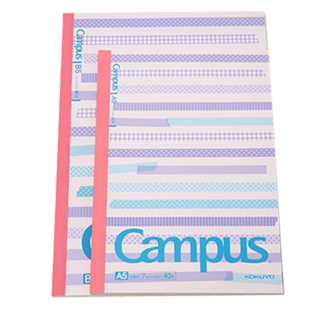 官方旗舰店 日本kokuyo国誉campus东大点线笔记本条纹简约无线装订本学生用记事本便捷实用日记本子A5/B5